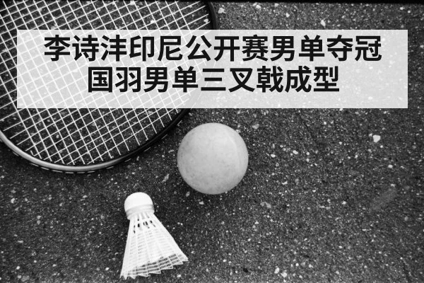 李诗沣印尼公开赛男单夺冠 国羽男单三叉戟成型